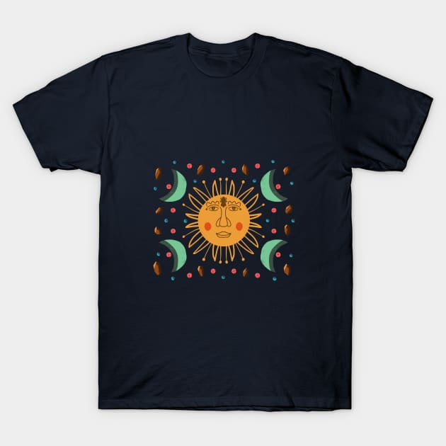 the sun in the centre of the universe T-Shirt by Pacesyte